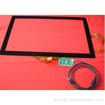 10 point PCT / PCAP 21.5" HD large format touch screen disp